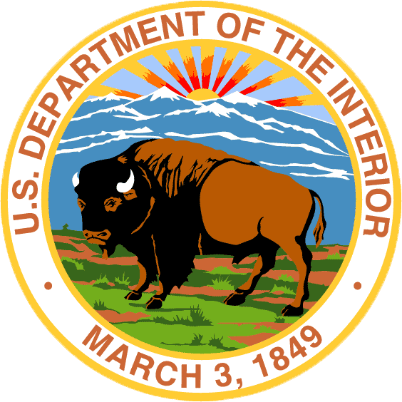 Department of Interior (D O I) logo. March 3, 1849